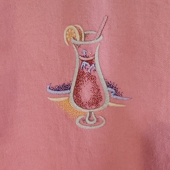 Bali Boutique Women's Pink Dress Size Med Embroidered Beach Knee Length Cotton - Picture 3 of 13